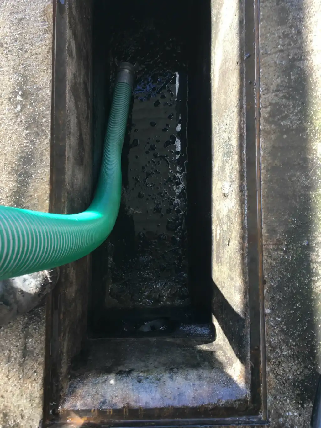 Pompage d'une station de lavage près de Castres